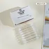 Caja de Bastoncillos de Algodón Automática Pop-up Doble Cara Bastoncillos de Algodón Separados Limpieza de Oídos Bastoncillos de Algodón para Maquillaje Tipo Pulsador Caja de Almacenamiento de Montaje en Pared