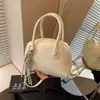 Bolso de Boliche de Mano de Alta Gama para Mujer 2025 Nuevo Ins Bolso de Hombro a la Moda Bolso Cruzado Simple