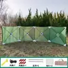 Pantalla cortavientos de array a prueba de viento para camping al aire libre, parabrisas, pantalla para cena al aire libre, barbacoa, pesca, recinto plegable, tela a prueba de viento