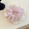 Nuevo Coletero Infantil Primavera/Verano 2026 con Encaje de Puntos, Lindo y Dulce Accesorio para el Cabello para Niñas, Alta Elasticidad, Estilo Princesa, No Daña el Cabello