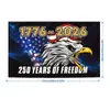 Bandeira de Fundo Comemorativa do 250º Aniversário dos EUA Transfronteiriça, Bandeira Suspensa de Aniversário dos Fundadores Americanos Mais Vendida da Amazon