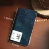 Caderno de Poesia Caderno em Branco Caderno de Carimbos de Viagem Caderno de Check-In Literário Simples Bolso com Aba Calça Caderno Pequeno Portátil
