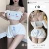 Meitu Estilo Japonês Menina Suave Pijama Fofo Sexy Doce Lingerie Sexy Roupa Paixão Quente 2456