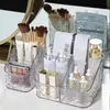 Caja de Almacenamiento Cosmético Transparente de Lujo, Caja de Escritorio para Lápices de Cejas, Productos para el Cuidado de la Piel y Artículos Varios, Organizador de Acrílico