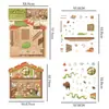 Livro Pequena Chapeuzinho Vermelho Mesmo Estilo Série Cabana de Gato Paisagem Micro Paisagem Adesivo DIY 3D Descompressão Adesivo PET Cabana Estéreo