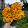 Juego de 7 flores de hortensia artificiales, perfectas para arreglos florales de boda, decoraciones de pared, decoraciones de pasillo, arreglos de suelo, exhibiciones florales de exterior y decoraciones de salón de bodas