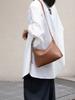 Bolso Retro para Viajes Diarios de Piel de Vaca Curtida al Vegetal, Bolso Tote de Gran Capacidad, Nuevo Bolso Cruzado de Hombro Versátil de Alta Gama para Mujer