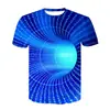 Venta caliente de AliExpress Nueva camiseta deportiva casual de manga corta para hombre con estampado digital 3D de animal Zorro