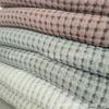 Algodón de Bambú Fibra de Bambú Tencel Algodón Tejido Waffle 300g Tela para Ropa de Cama Colchón Todo Algodón Engrosado Estilo Coreano Tela para Pantuflas