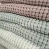 Tela de panal tejida de algodón gofrado espiga rombos tela de panal con forma de panal 21/2 tela para manta colchón zapatillas