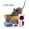 Comercio Exterior Nuevo y Único Truco Control Remoto Ratón Artificial Divertido Juguete para Gato Control Remoto Infrarrojo Animal Juguete Eléctrico