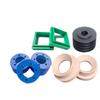 Peças de Haste de Placa de Nylon Processamento CNC Haste Sólida de Plástico Pa66 Alta Densidade Resistente ao Desgaste Contendo Óleo Placa de Nylon Peças com Formato Especial