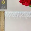 Acessórios de Borla Branca Acessórios de Casamento Renda de Poliéster Bordada Cheongsam 4cm Acessórios Lolita Renda