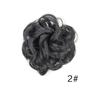 Postizo de Comercio Exterior para Mujeres con Peinado de Moño, Coleta Esponjosa, Moño Rizado Desordenado Elástico en la Parte Posterior de la Cabeza, Moño de Cabello Sintético