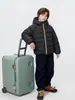 Chamarra de plumas Rantuo para niños, unisex para niños y niñas, en stock, con capucha, a prueba de viento, estilo nuevo, cálida, moderna, corta, transfronteriza
