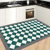 Alfombrillas de Cocina Francesas Transfronterizas Son Anti-Suciedad, Limpiables, Antideslizantes, a Prueba de Aceite e Impermeables Alfombrillas de Piso de PVC. El Fabricante Personaliza una Muestra