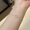 Pulsera de Perlas Irregulares Francesas Pulsera para Mujer Nicho Lujo Ligero Exquisita Moda Oro Media Pulsera Accesorios de Pulsera