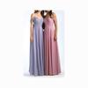 Ebay Vestido de Dama de Honor Europeo y Americano Largo de Gasa Vestido Largo de Hermanas Hombro Delgado Descubierto Mejor Amiga Amazon Vestido de Noche para Dama de Honor