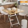 Mesa Pequena Mesa Dobrável Mesa de Jantar Doméstica Mesa Redonda Simples Casa de Aluguel Barraca Portátil Externa Mesa de Jantar Quadrada para Apartamento Pequeno