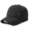 Nova Boina Masculina de Inverno com Forro de Veludo Espesso, Chapéu Plano Casual para Exterior, Quente, de Algodão, à Prova de Vento, Proteção para as Orelhas, Boné de Baseball