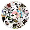 60 adesivos sem repetição fofos de desenho animado vacas pintadas adesivos pequenos favoritos das crianças decoração de caderno copo geladeira adesivos