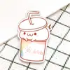 Insignia acrílica Le Burger broche de caricatura de papas fritas pegatina para funda de teléfono accesorio para bolsa pin en stock muñeca sin