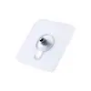 Gancho adhesivo sin rastro, sin clavos, accesorios de tornillo invisibles, sin taladro, instalación sin clavos, tornillos adhesivos