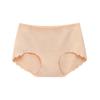 Ropa interior sin costuras ligera y transpirable de fibra de bambú de los 80 para mujer, algodón, entrepierna antibacteriana, cintura media, alta elasticidad, talla grande, ropa interior para mujer