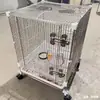 Gaiola de Aço Inoxidável L304 para Esquilo-voador Gaiola Mágica Cubo DIY Gaiola de Animal de Estimação Esquilo Voador Gaiola de Esquilo Gaiola de Papagaio Multi-camada Criptografada