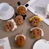 Venda Direta da Fábrica Fofo Desenho Animado Capivara Capivara Headgear Chaveiro Personalizado Divertido Pingente de Bolsa Pingente Grátis