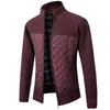 Comércio Exterior Europeu e Americano Moda Casual Juventude Combinação de Cores Aconchegante Quente Malha de Manga Longa Malharia Jaqueta Masculina Top