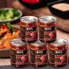 Óleo de Pimenta Picante com Aroma de Pimenta, Molho de Pimenta Vermelha, Óleo Condimentado para Pratos Frios, Uso Comercial, 5 Latas de 65g