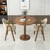 Mesa de Centro, Sala de Estar, Uso Doméstico, Conjunto de Mesa e Cadeiras para Negociação, Mesa Redonda Pequena Simples para Varanda, Mesa de Recepção para Lazer