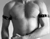 Popular cinturón de cuero para hombre YSF transfronterizo, correas de sujeción corporales para hombros, bondage, sujeción de cuero estilo SM oscuro