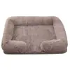 Camas para cães e gatos, camas redondas para animais de estimação de pelúcia longa, camas para cães, tapetes de inverno para cães, camas para animais de estimação, suprimentos para animais de estimação no atacado