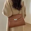 Bolsa Kelly Moda Estilo Coreano para Mulheres 2025 Nova Versátil Retro Bolsa de Ombro Transversal Bolsa Tote de Alto Padrão Bolsa para o Dia a Dia