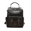 Mochila Retro Estilo Universitario para Mujer 2025 Nueva Moda Versátil Gran Capacidad Mochila de Viaje Pu Bolso para Estudiante Universitario