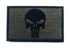 HaiKe Outdoor Amazon - Tira de pecho para abanico militar, brazalete con diseño de PUNISHER, etiqueta de tela con velcro