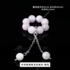 Anillo Pequeño de Correr con Borla de Cristal de Piedra Natural Wenwan Pulsera DIY de Cuentas de Colores Accesorios de Joyería Venta al por Mayor