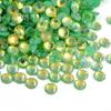 Acessórios de Nail Art Verdes Strass de Verso Plano Cristal de Vidro Galvanizado Acessórios para Capa de Celular Adesivos de Strass Materiais e Acessórios DIY de Strass