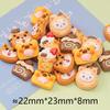 Biscoitos de Animais Fofos, Biscoitos, Pão Desenho Animado Comida e Brincadeira Joias de Resina Interessantes Criativas Material de Saco Surpresa Atacado Transfronteiriço