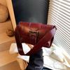 Bolsa Transversal para Axila de Comércio Exterior para Mulheres 2026 Inverno Novo Estilo Bolsa Quadrada Pequena Elegante Bolsa de Ombro Transversal Estilosa para Mulheres