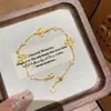 2025 Pulseira Retro Francesa com Bolinhas e Diamante Íris para Mulheres Design de Nicho Luxo Acessível Versátil Elegante Pequena Fragrância Sensação de Alto Padrão
