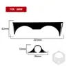 Adecuado para BMW X3 F25 F26 11-17 juego completo de interruptor de logo de volante interior de fibra de carbono negro piano
