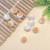 Mini Panes de Desayuno Comida de Simulación Juguete Accesorios de Resina DIY Materiales Hechos a Mano Adornos en Miniatura Accesorios para Llaveros