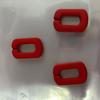 Hebilla de cadena acrílica cuadrada 20*30 esmerilada pintada a mano hebilla de cadena plástico anillo abierto cadena para teléfono móvil accesorios para bricolaje