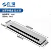 Caja de cables de aleación de aluminio engrosada para escritorio, cubierta de orificio para cables acolchada multifuncional para mueble de TV, cubierta decorativa para escritorio de oficina