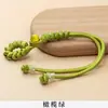 Nuevo Estilo Chino Qipao Botones de Rana Cuerda Trenzada de Cristal Botones con Borlas Botones Retro Hechos a Mano Tendencia China Accesorios Decorativos Hanfu