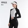 PGM golfe feminino outono e inverno manga longa camiseta esportiva zíper gola alta top moda roupa esportiva conjunto