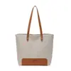 Bolsa de Lona de Gran Capacidad para Mujer 2026 Nueva Moda de Verano Casual Moda Clase Viaje Diario Bolso Tote Bolso de Hombro